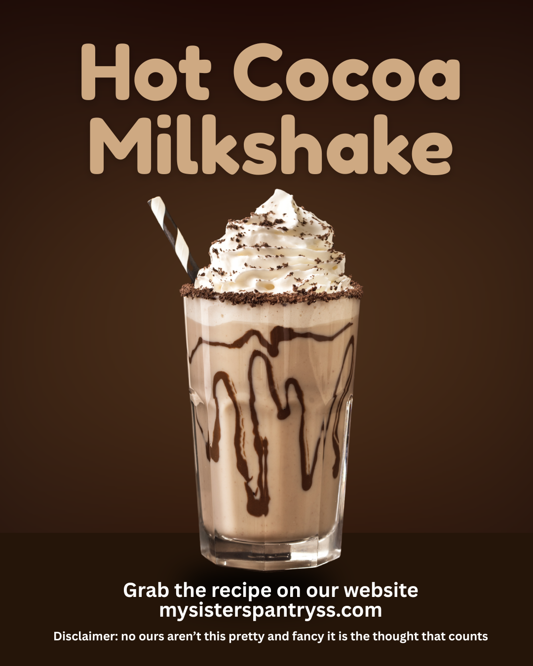 Recipe: Hot Cocoa Milkshake