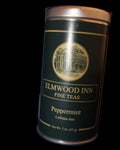 Tea canister with Elmwood Inn label