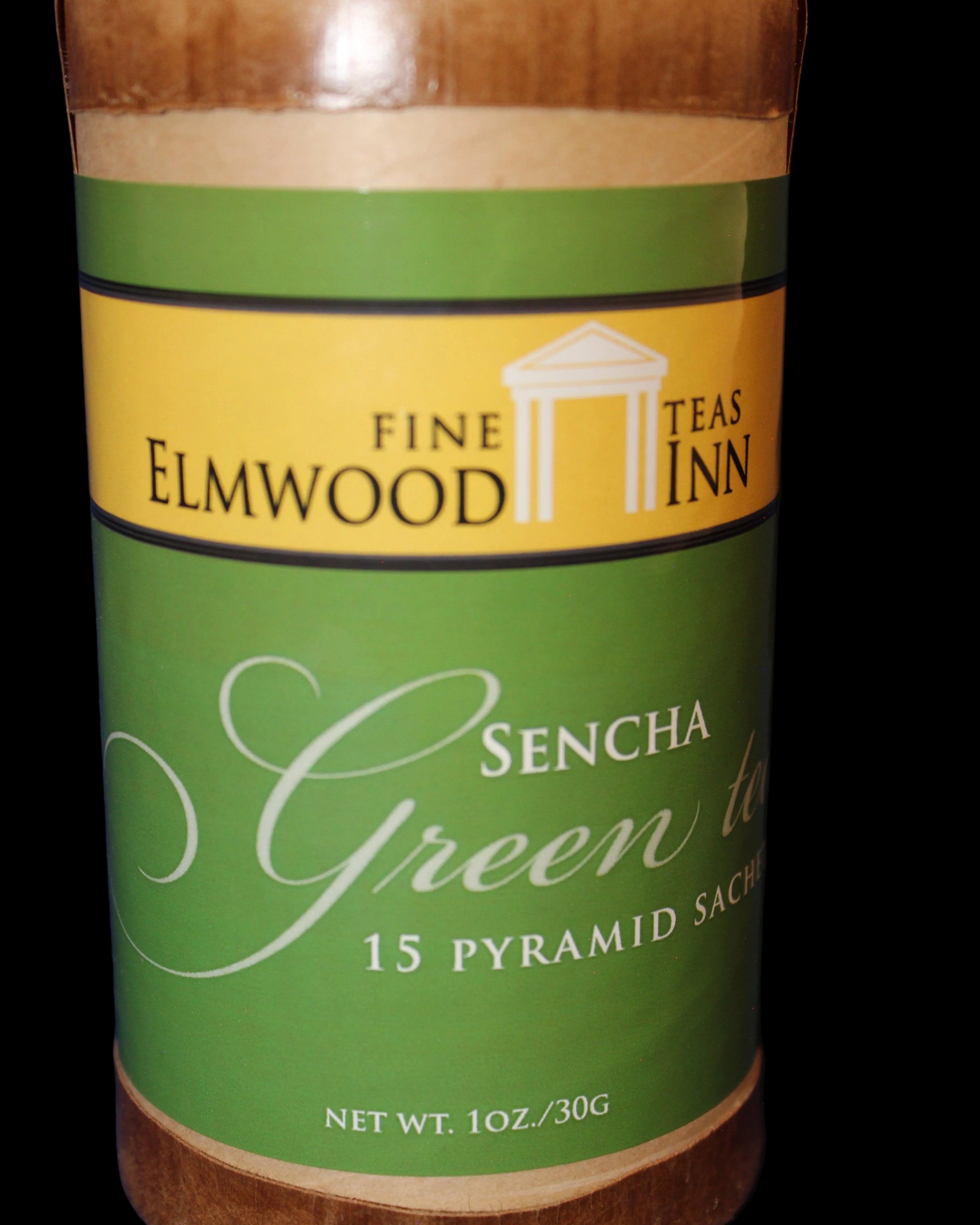 Container of Elmwood Tea Inn Sencha Green Tea