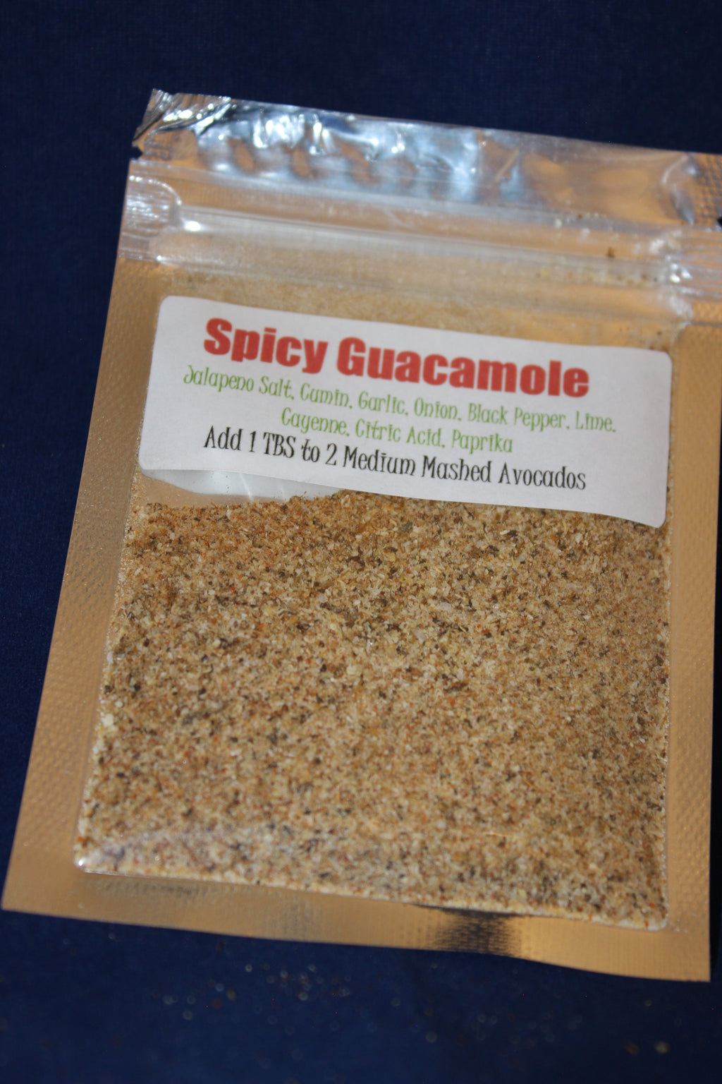 Spicy Guacamole seasoning packet