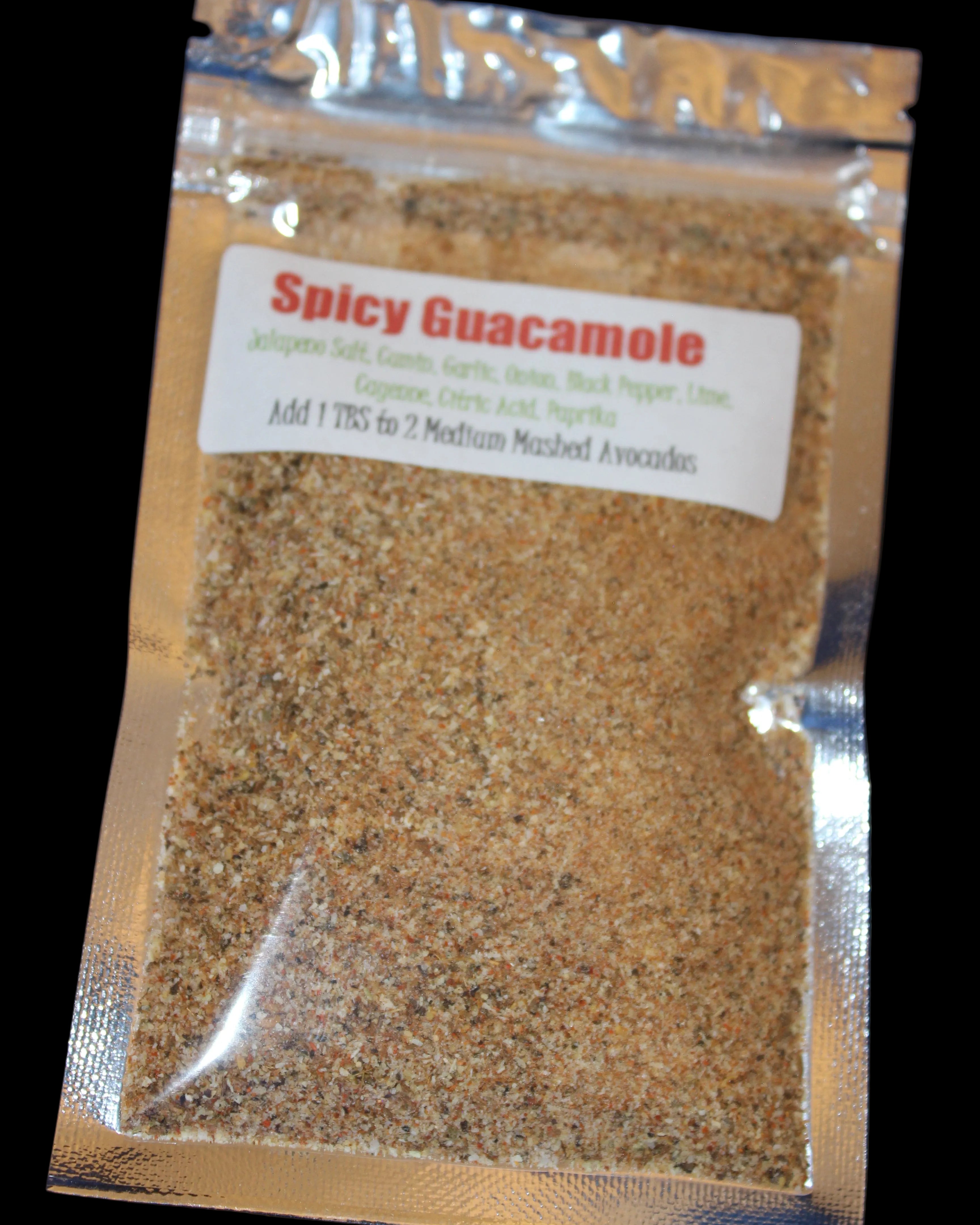 Spicy Guacamole seasoning packet 