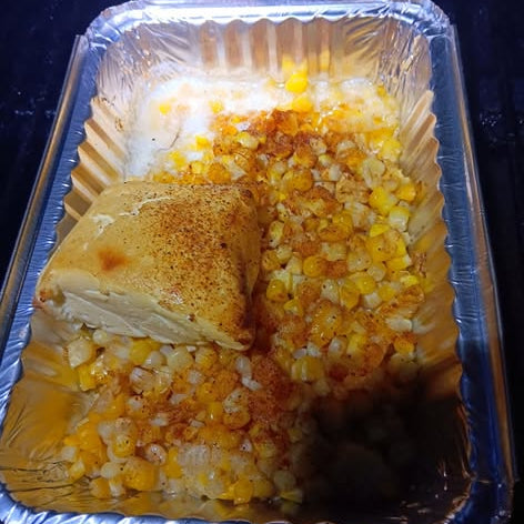 creamy street corn with sassy corn