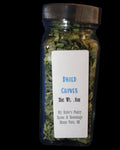 Jar of dried chives 
